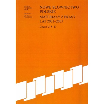 Nowe słownictwo polskie 2001-2005, cz. V: S-U