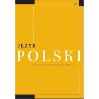 Język Polski. Rocznik CIV zeszyt 1