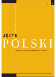Język Polski. Rocznik CIV zeszyt 1