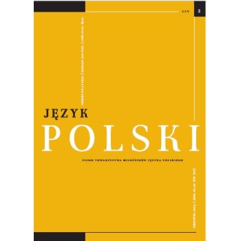 Język Polski. Rocznik CIV zeszyt 2