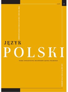 Język Polski. Rocznik CIV zeszyt 3