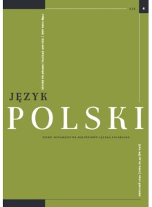Język Polski. Rocznik CII zeszyt 4
