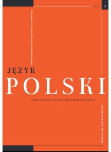 Język Polski. Rocznik CIII zeszyt 2