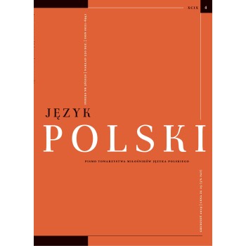 Język Polski. Rocznik XCIX zeszyt 4