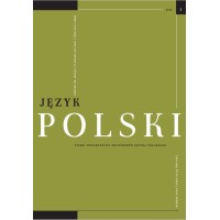 Język Polski. Rocznik CII zeszyt 1 