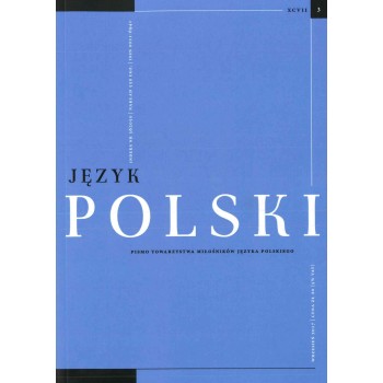 Język Polski. Rocznik XCVII zeszyt 3