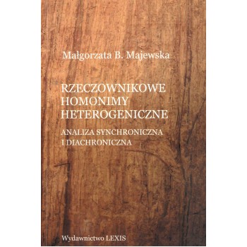Małgorzata B. Majewska, Rzeczownikowe homonimy heterogeniczne