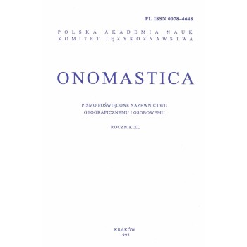 Onomastica XL