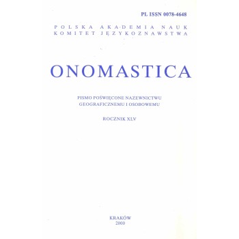 Onomastica XLV