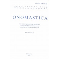 Onomastica XLIX