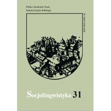 Socjolingwistyka 31