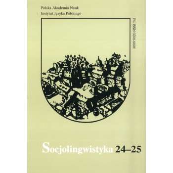 Socjolingwistyka 24-25
